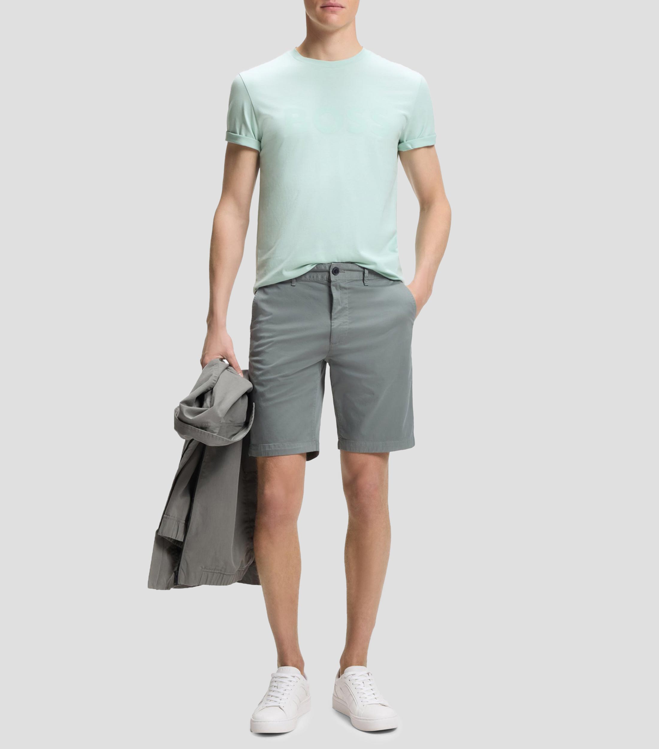 Playera cuello redondo manga corta estampada Hombre